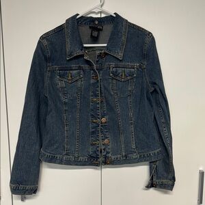 Style & Co Blue Jean Jacket Tailored Fit